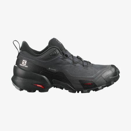 Salomon CROSS HIKE GORE-TEX Womens Hiking Shoes Black UK MLQK